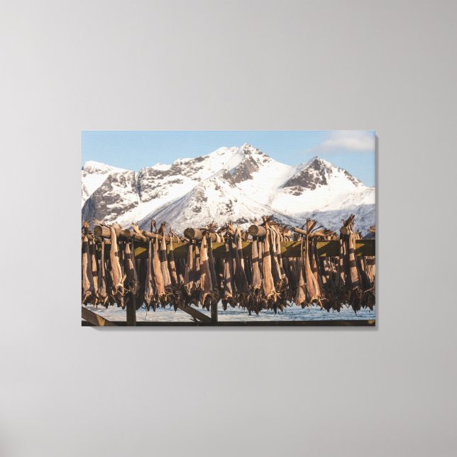 Lienzo Islas Lofoten Stockfish (Anverso)