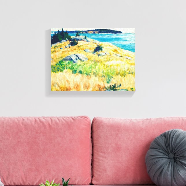Lienzo Islas Maine por Newell Convers Wyeth (Insitu (Sala de estar))