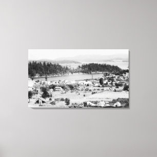 Lienzo Islas San Juan, WashingtonVista aérea de