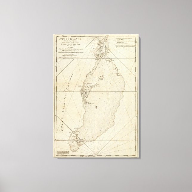 Lienzo Islas Turcas (Anverso)