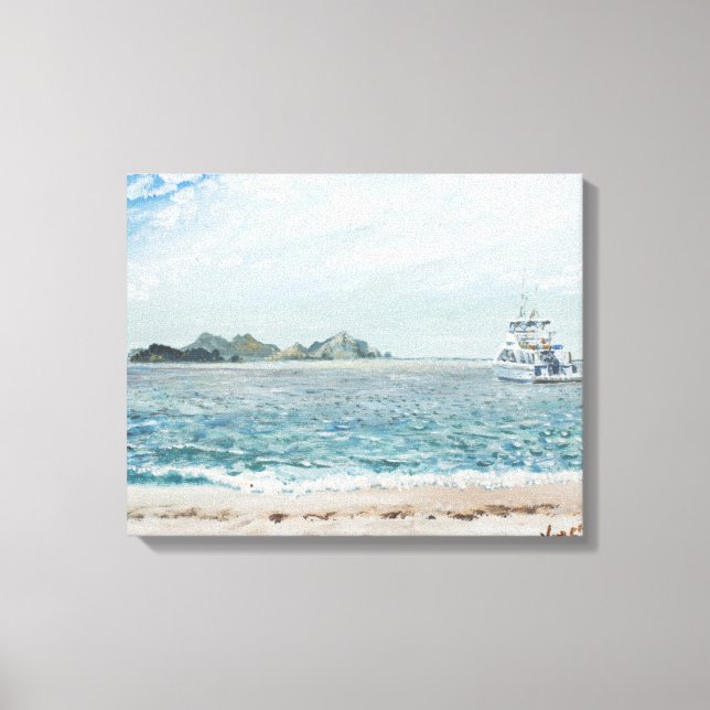 Lienzo Islas Whitsunday Australia. 1998 (Anverso)