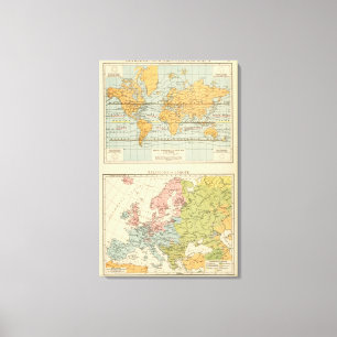 Lienzo Isotérmico, religiones Europa de los vientos