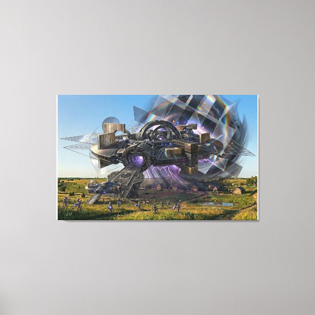 Lienzo "It’s a Beautiful Place Here" (Anverso)