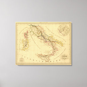 Lienzo Italia anterior