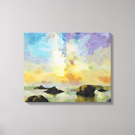 Lienzo *~ Italia AP12 Beach Spiaggia delle cannelle Itali