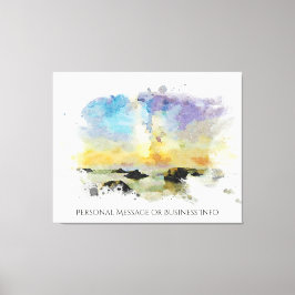 Lienzo *~ Italia. Beach Spiaggia delle cannelle AP12