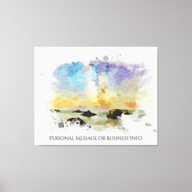 Lienzo *~ Italia. Beach Spiaggia delle cannelle AP12 (Anverso)