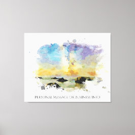 Lienzo *~ Italia Beach Spiaggia delle cannelle AP12 Itali