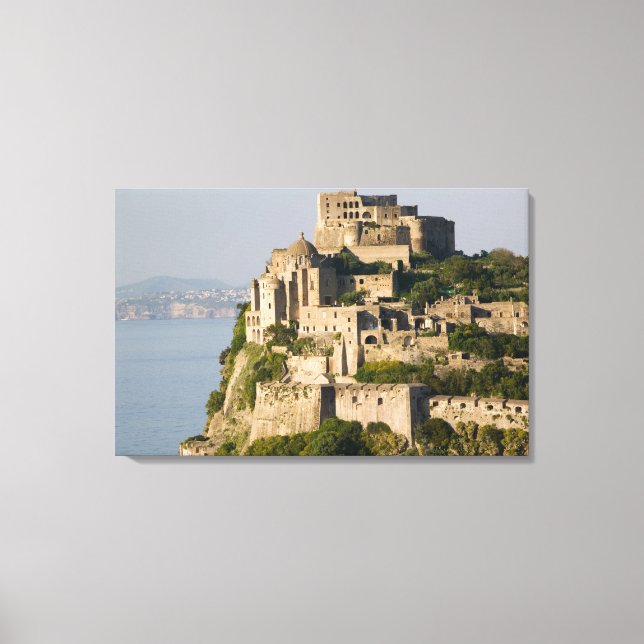 Lienzo ITALIA, Campania, bahía de Nápoles), ISCHIA, (Anverso)