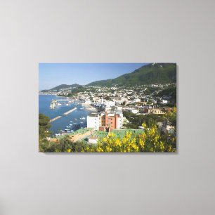 Lienzo ITALIA, Campania, (Bahía de Nápoles), ISCHIA, LACC