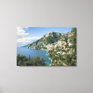 Lienzo Italia, Campania, Península Sorrentina, Positano,