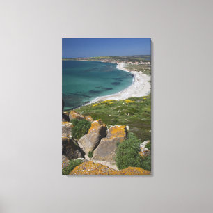 Lienzo Italia, Cerdeña, Tharros. Vista desde la española
