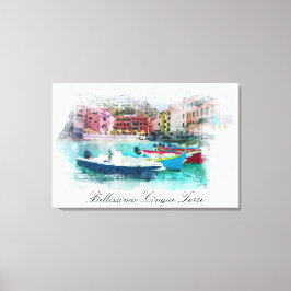 Lienzo ** Italia Italiano Cinque Terre AP12 Art