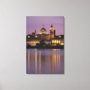 Lienzo Italia, provincia de Mantua, Mantua. Vista de la c