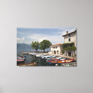 Lienzo Italia, provincia de Verona, Malcesine. Cassone an