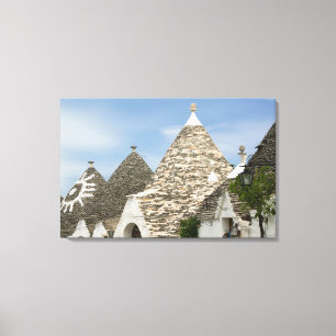 Lienzo Italia, Puglia, Alberobello, Tierra de Trulli,