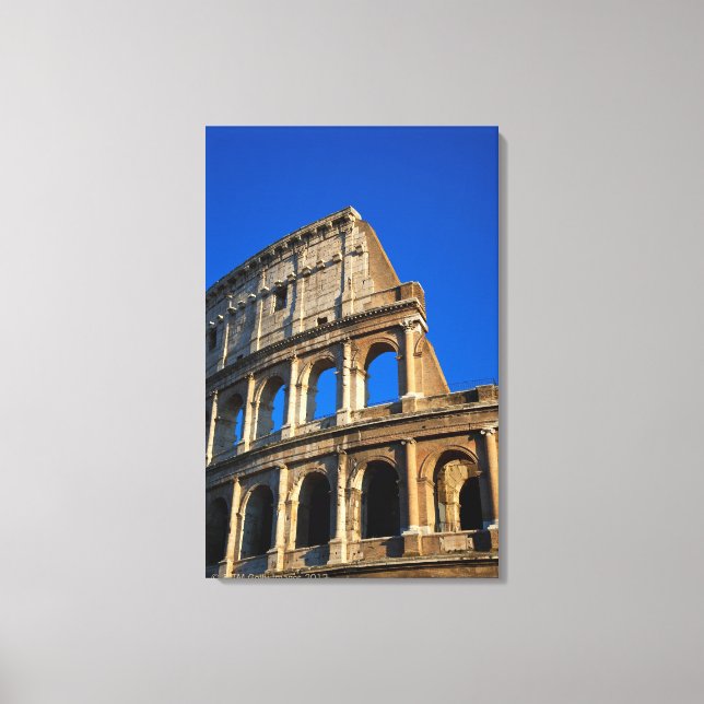 Lienzo Italia, Roma, Coliseo (Anverso)