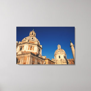 Lienzo Italia, Roma, iglesia de Santa Maria di Loreto y