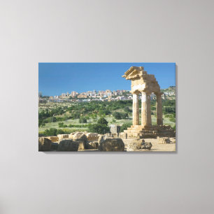 Lienzo Italia, Sicilia, Agrigento, La Valle dei Templa,