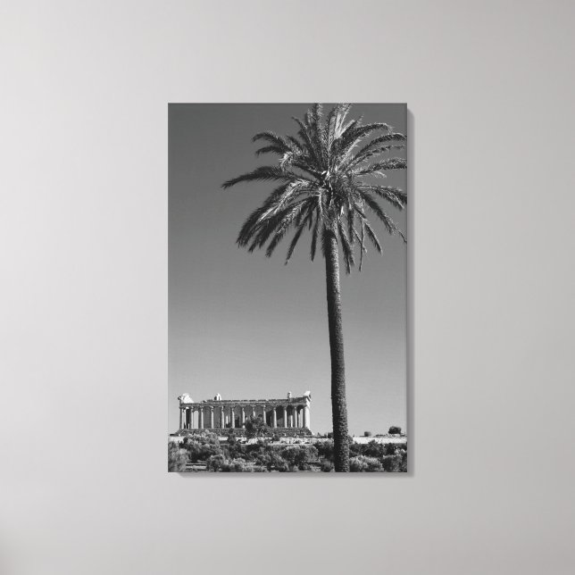 Lienzo Italia, Sicilia, Agrigento, La Valle dei Templi, 3 (Anverso)