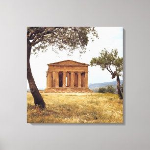 Lienzo Italia, Sicilia, Agrigento. Las ruinas del 2