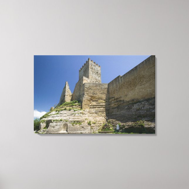 Lienzo Italia, Sicilia, Enna, Calascibetta, Castello di (Anverso)