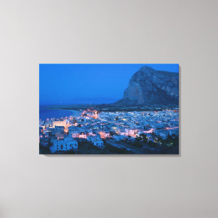 Lienzo Italia, Sicilia, SAN VITO LO CAPO, Pueblo de Resor