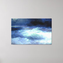 Ivan Aivazovsky - Entre las olas (1898)