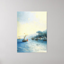 Lienzo Ivan Konstantinovich Aivazovsky - Embarcaciones en
