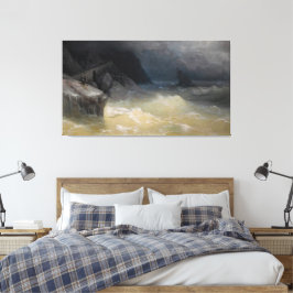 Lienzo Ivan Konstantinovich Aivazovsky - Shipwreck off th