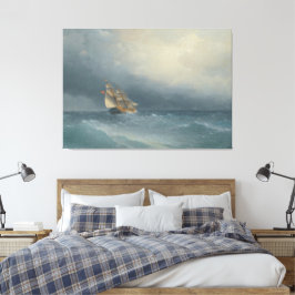 Lienzo Ivan Konstantinovich Aivazovsky - The Lifting Stor