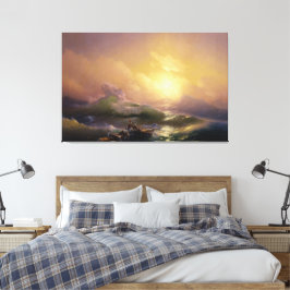 Lienzo Ivan Konstantinovich Aivazovsky - The Ninth Wave