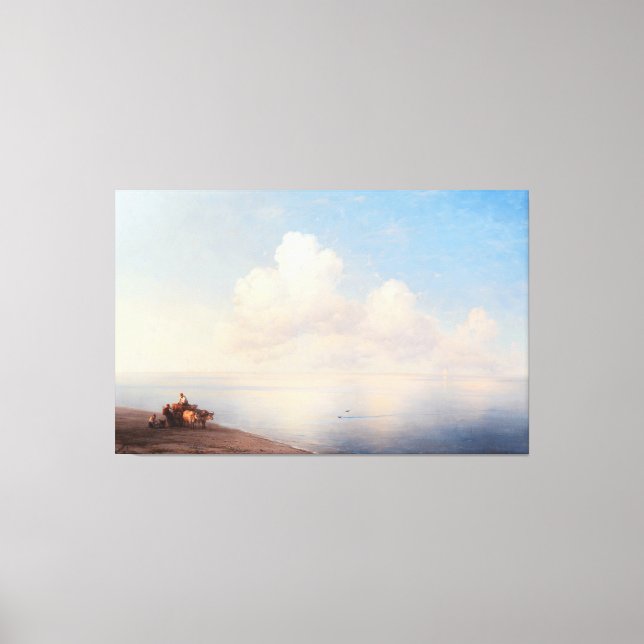 Lienzo Ivan Konstantinovich Aivazovsky - Tranquilo  (Anverso)