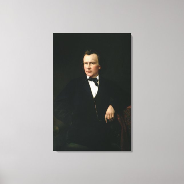 Lienzo J. Brahms, c.1860 (Anverso)
