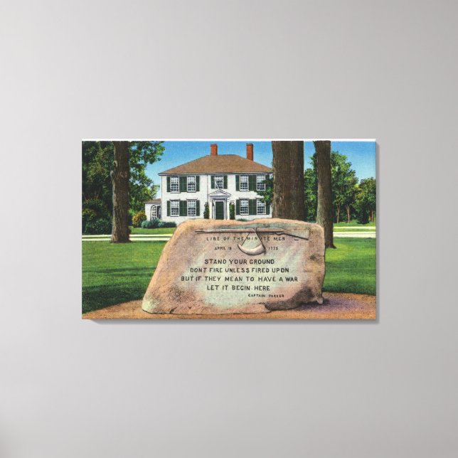 Lienzo J. Harrington House, Village Green (Anverso)