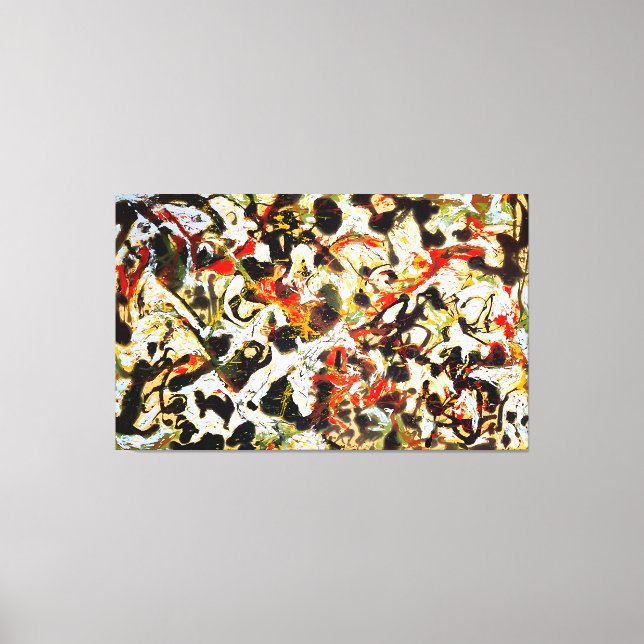 Lienzo J. P. - BÚSQUEDA - 1955 - Expressionismo abstracto (Anverso)