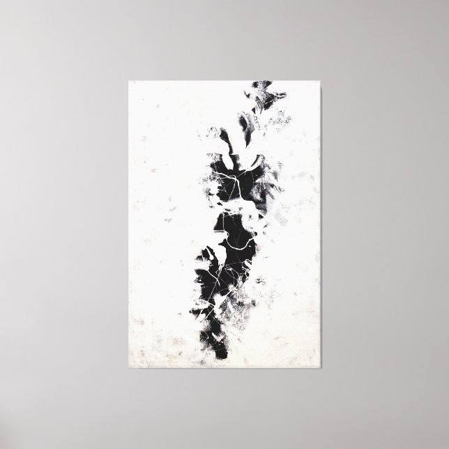 Lienzo J. P. - EL PROFUNDO (1953) - Expresionismo abstrac (Anverso)