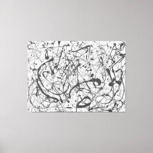 Lienzo J. P. - Número 14 GRAY - 1948 - Pintura de acción 