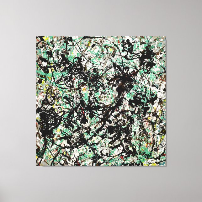 Lienzo J. P. - Número 15 - 1950 - Pintura de acción - (Anverso)