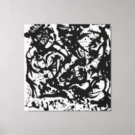 Lienzo J. P. - NÚMERO 17 - 1951 - Pourings negros -