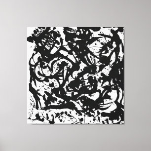 Lienzo J. P. - NÚMERO 17 - 1951 - Pourings negros -