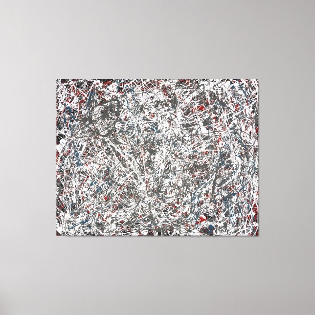 Lienzo J. P. - Número 20 - 1948 - Pintura de acción - (Anverso)