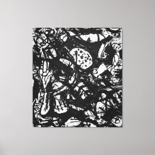 Lienzo J. P. - NÚMERO 20 - 1951 - Pourings negros -