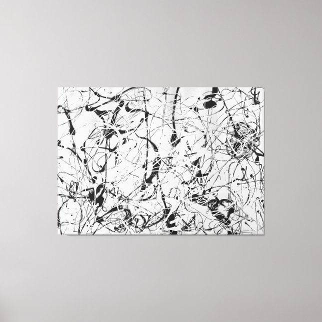 Lienzo J. P. - Número 23 - 1948 - Pintura de acción - (Anverso)