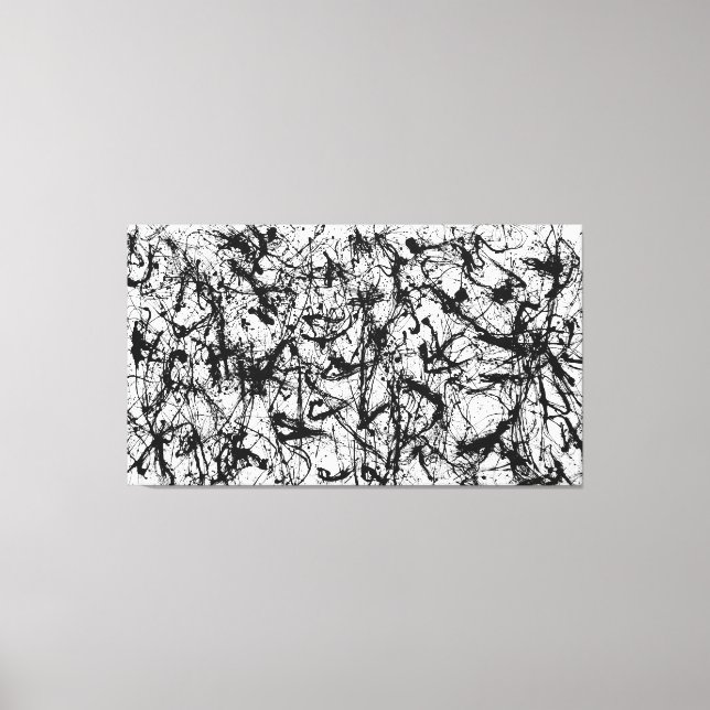 Lienzo J. P. - Número 32 - 1950 - Pintura de acción - (Anverso)