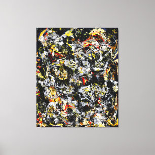 Lienzo J. P. - Número 4 - 1951 - Pintura de acción -