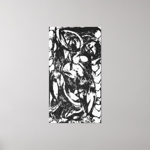 Lienzo J. P. - NÚMERO 5 - 1952 - Pourings negros -