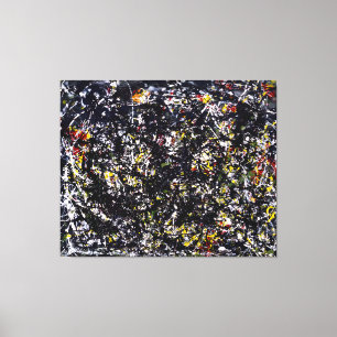 Lienzo J. P. - Número 6 - 1949 - Pintura de acción -