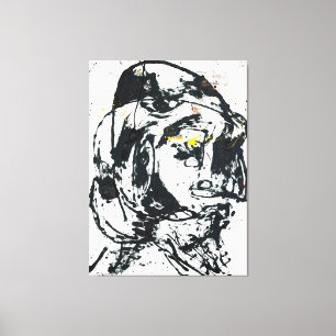 Lienzo J. P. - NÚMERO 7 - 1952 - Pourings negros -