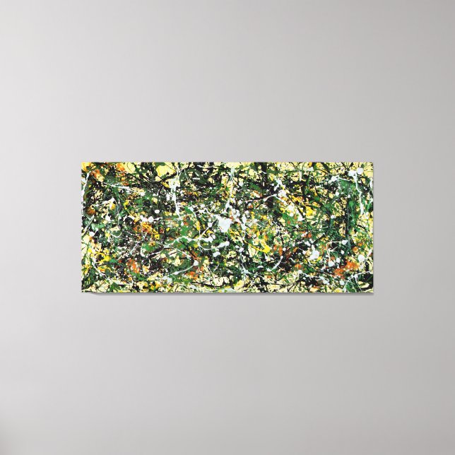 Lienzo J. P. - Número 8 - 1949 - Pintura de acción - (Anverso)